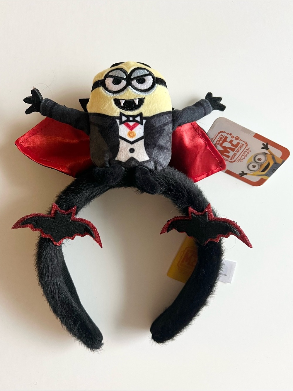 NWT Universal Studios Despicable Me Minion Vampire Dracula Halloween Headband